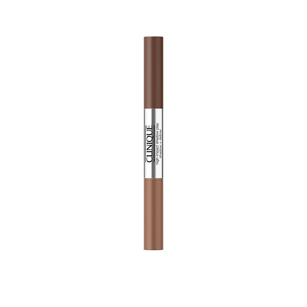Double-ended eyeshadow stick showing cream and powder ends in beige tone, 4 ml
