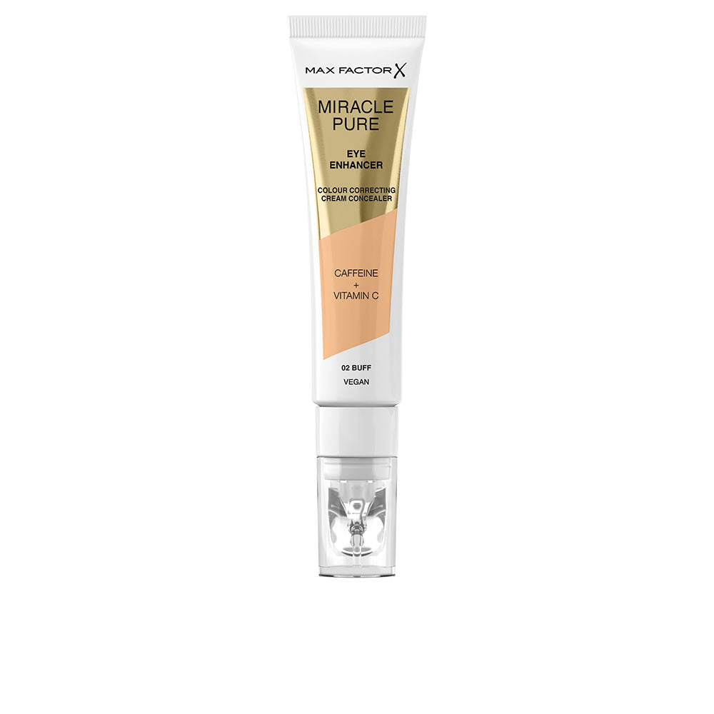10 ml tube of eye corrector cream with massage applicator, shade 02-Buff
