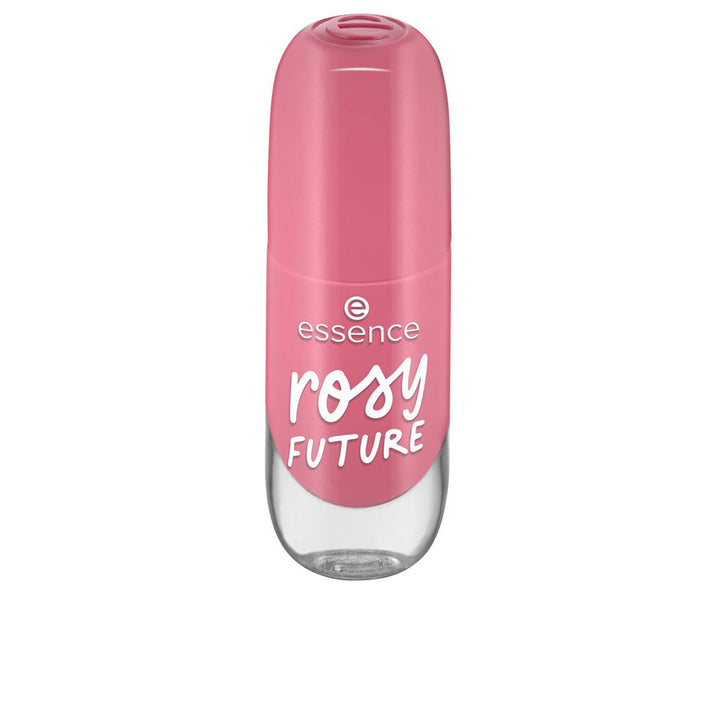 8 ml rosy-brown gel-effect nail polish bottle with wide brush