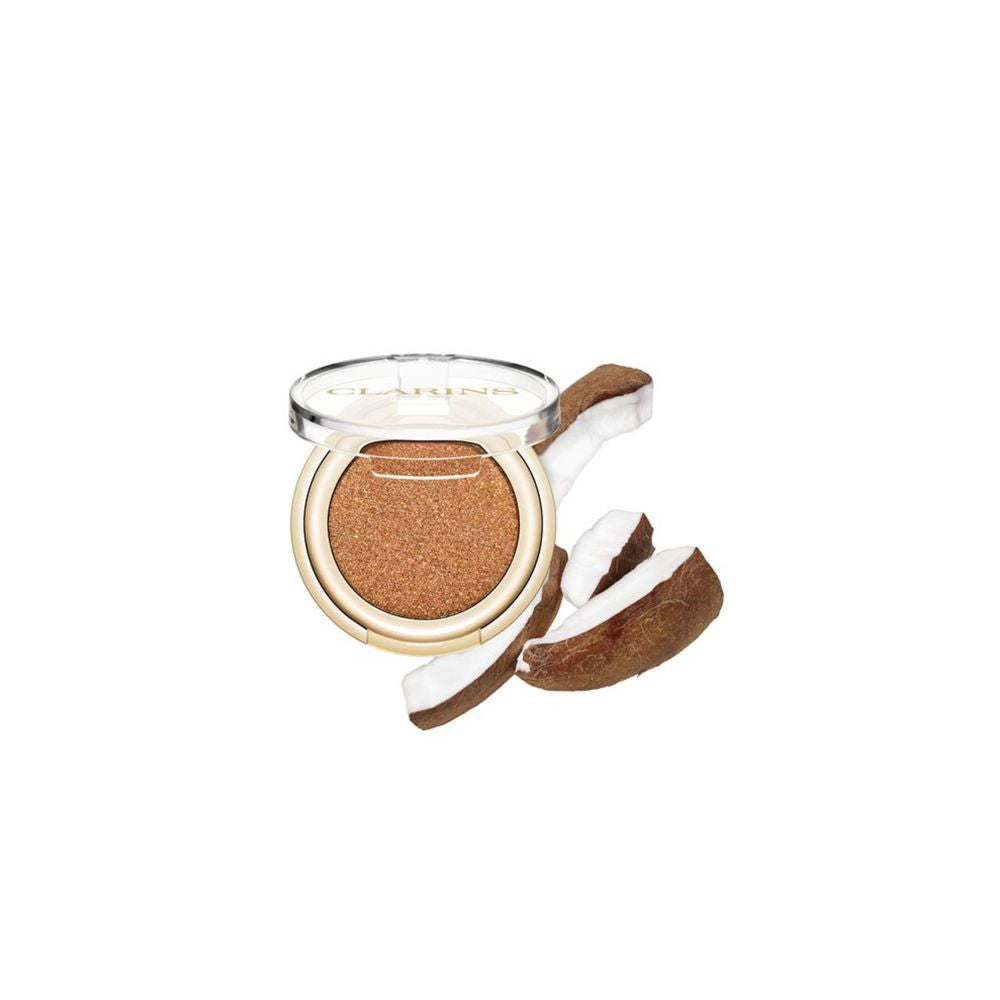 Small golden powder eyeshadow compact, 1.5 g, sheer finish