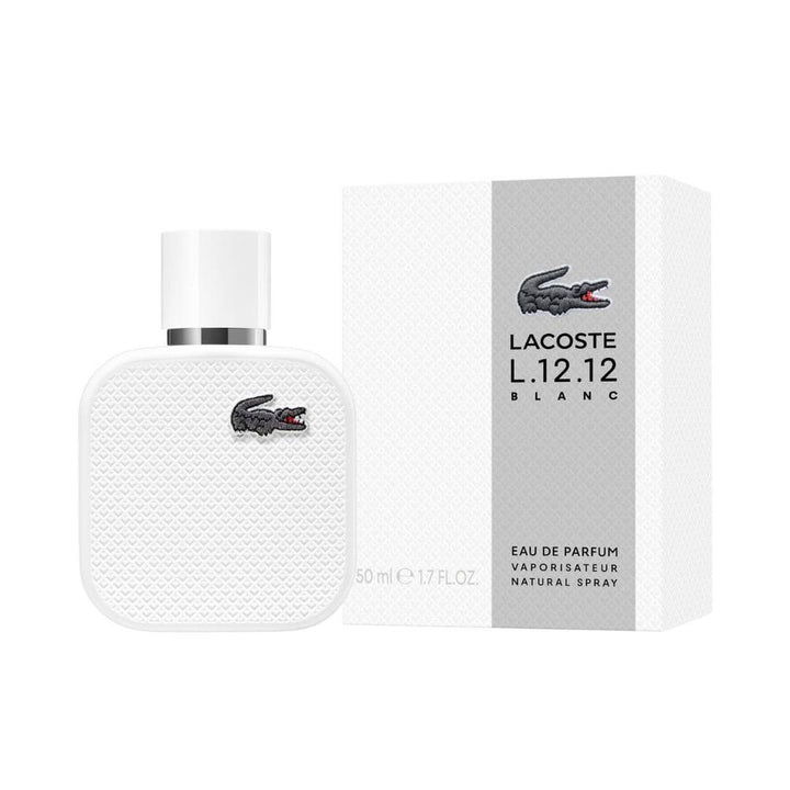 50 ml clear bottle of woody citrus eau de parfum with silver cap