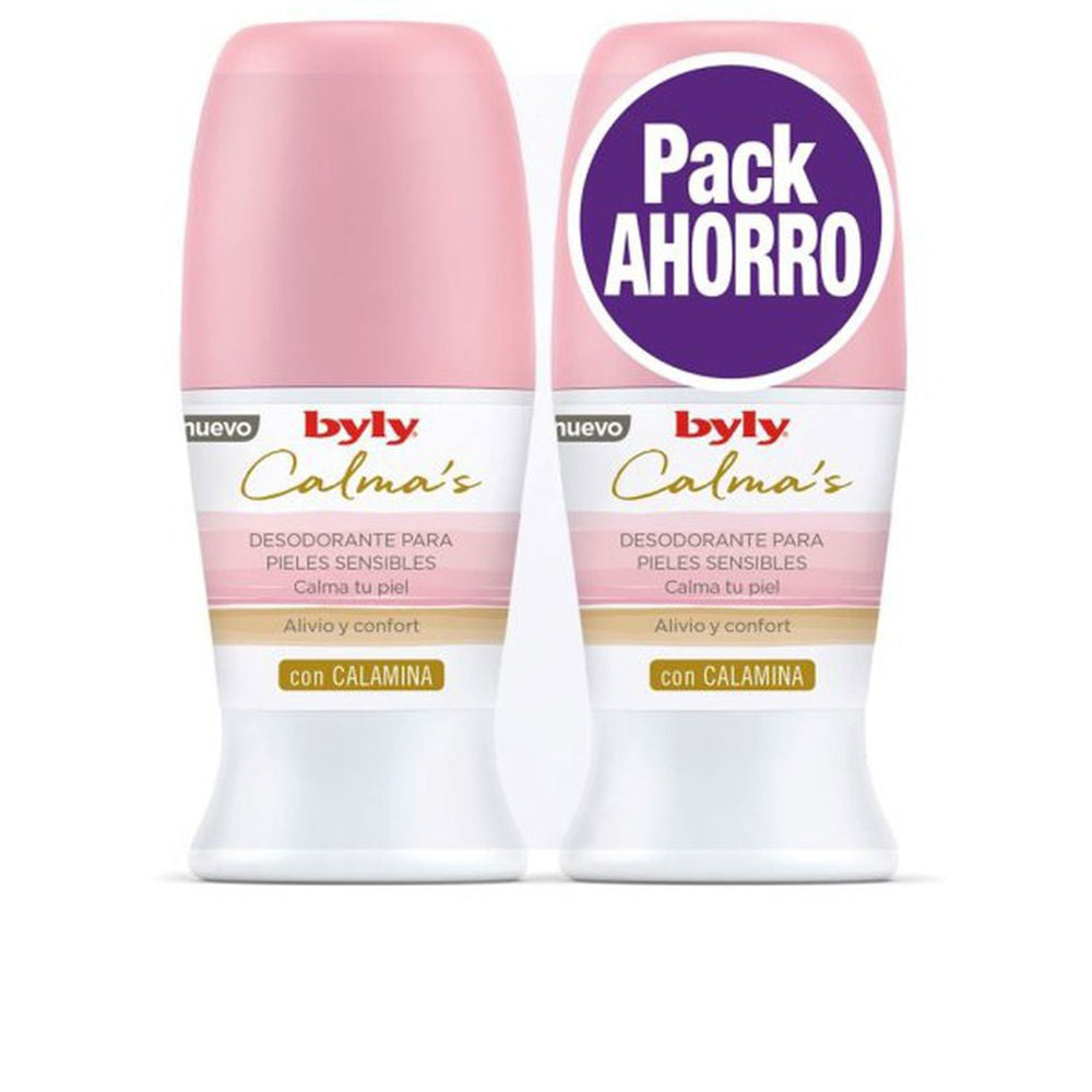 BYLY Sensitive Calma roll‑on deodorant in a sleek white bottle for sensitive skin