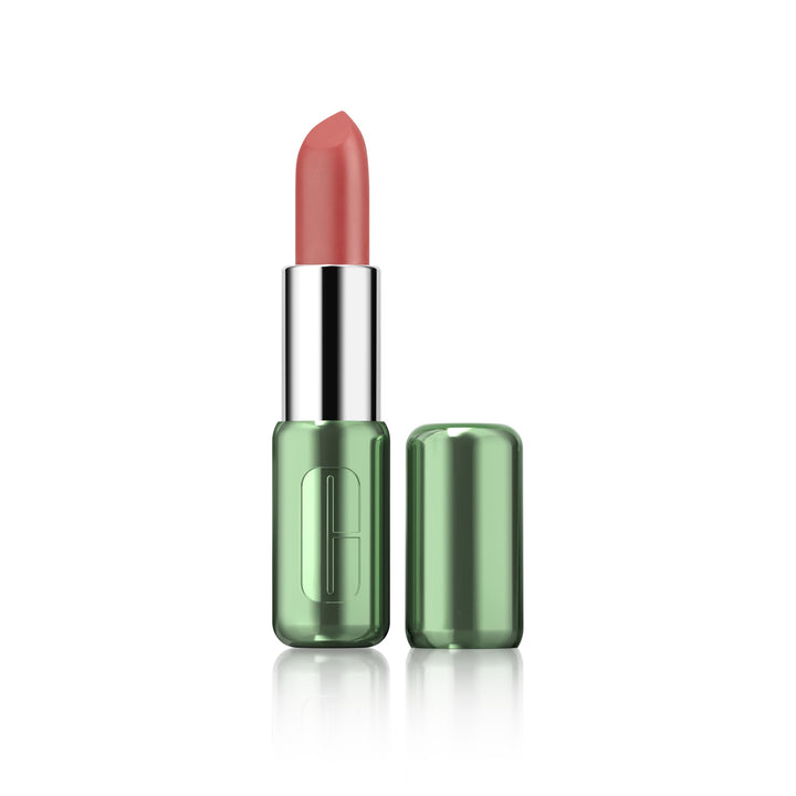 Lipstick bullet in cream finish; warm latte-pink shade, 3.9 g