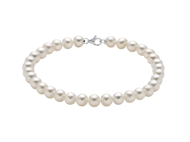Timeless Radiance Pearl Strand with Silver Clasp