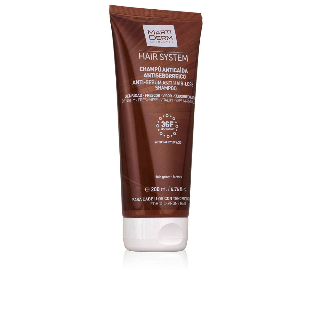 200 ml antiseborrhoeic volumising shampoo bottle for oily scalp, Unisex