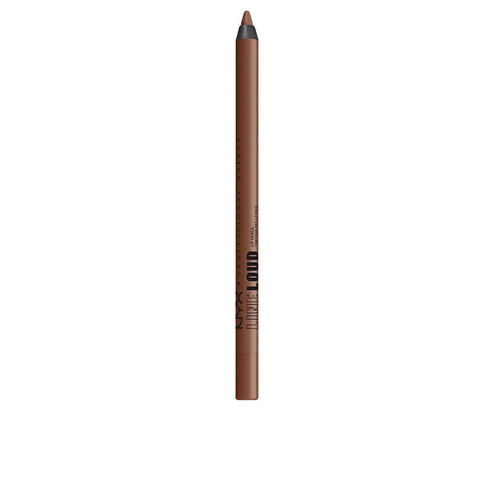Compact 1.2 g satin brown lip colour, waterproof finish, jojoba and vitamin E