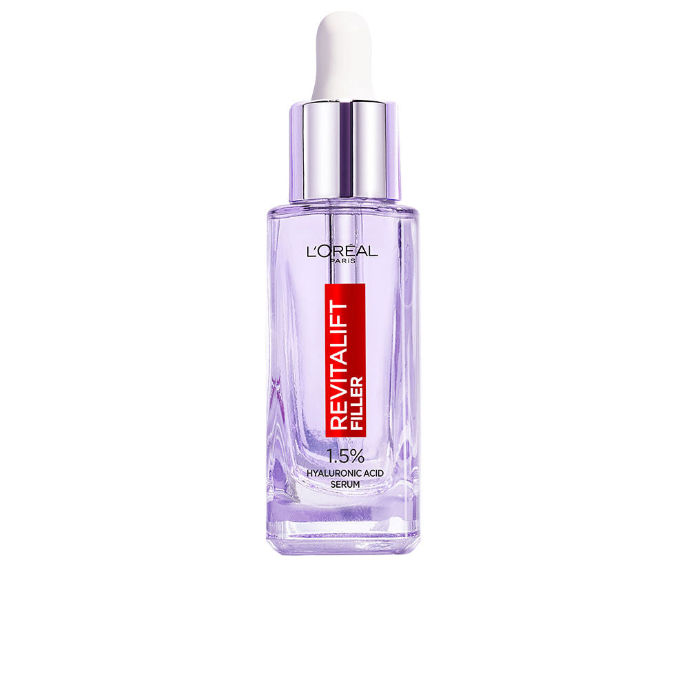50 ml serum bottle, clear fluid, hyaluronic filler, pump dispenser
