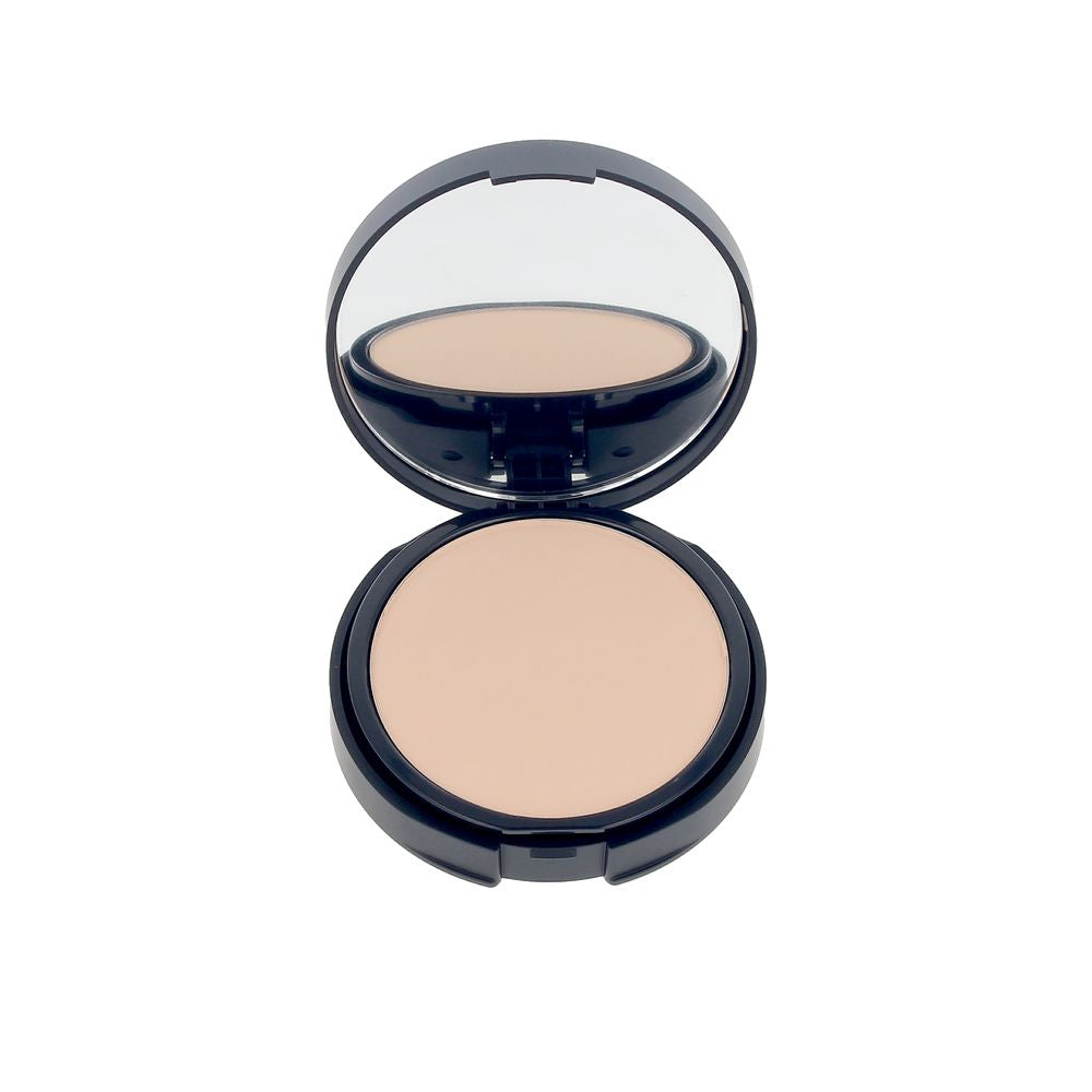 Compact powder foundation in shade 15‑Fair Warm, matte finish, 8 g compact
