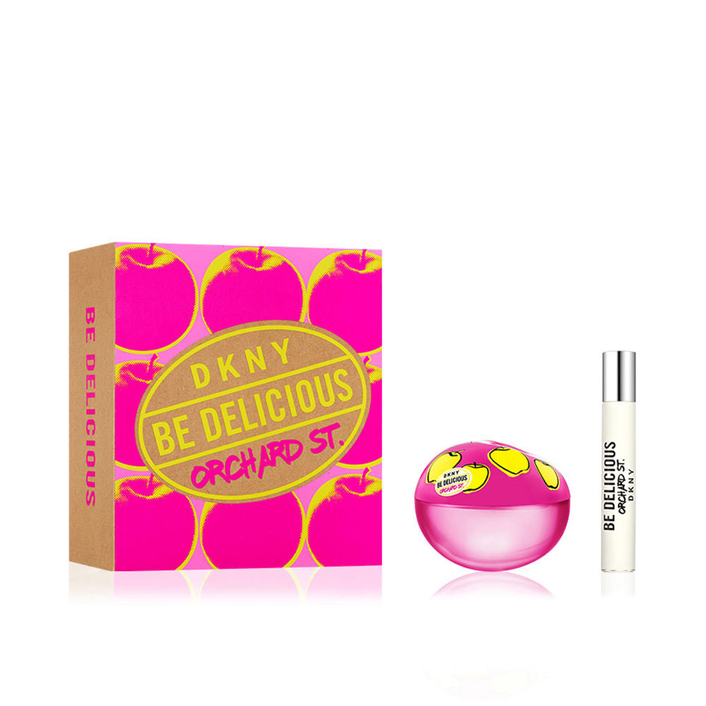 Bottle of fruity-floral eau de parfum with apple, jasmine and leather notes