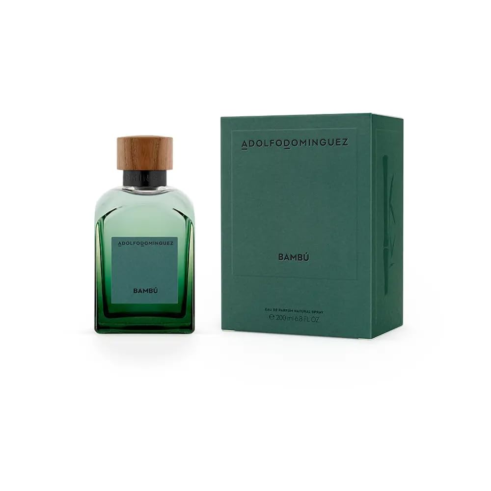Bottle of Adolfo Dominguez Bamboo eau de parfum for men with woody-oriental character
