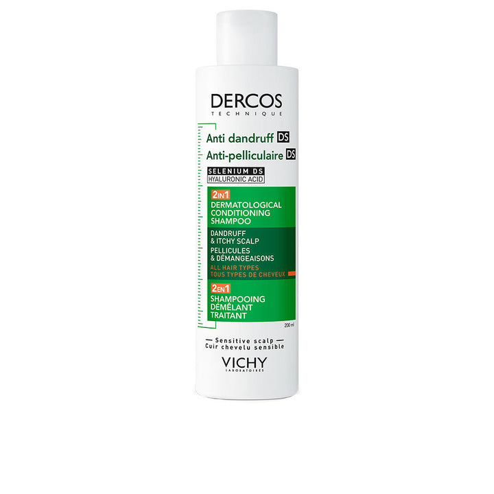 200 ml 2‑in‑1 anti-dandruff shampoo bottle, conditioning formula, Unisex