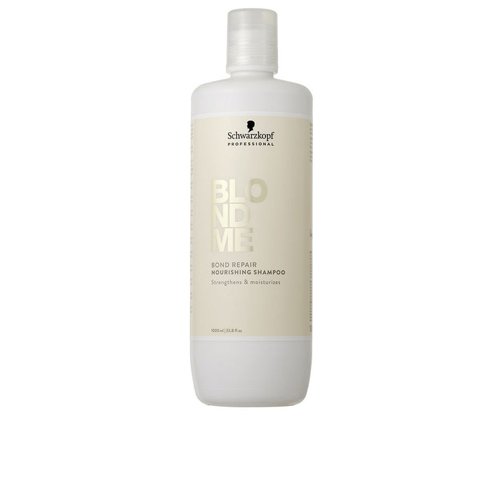 1 L bottle of rich cashmere protein shampoo for Unisex blondes, white label