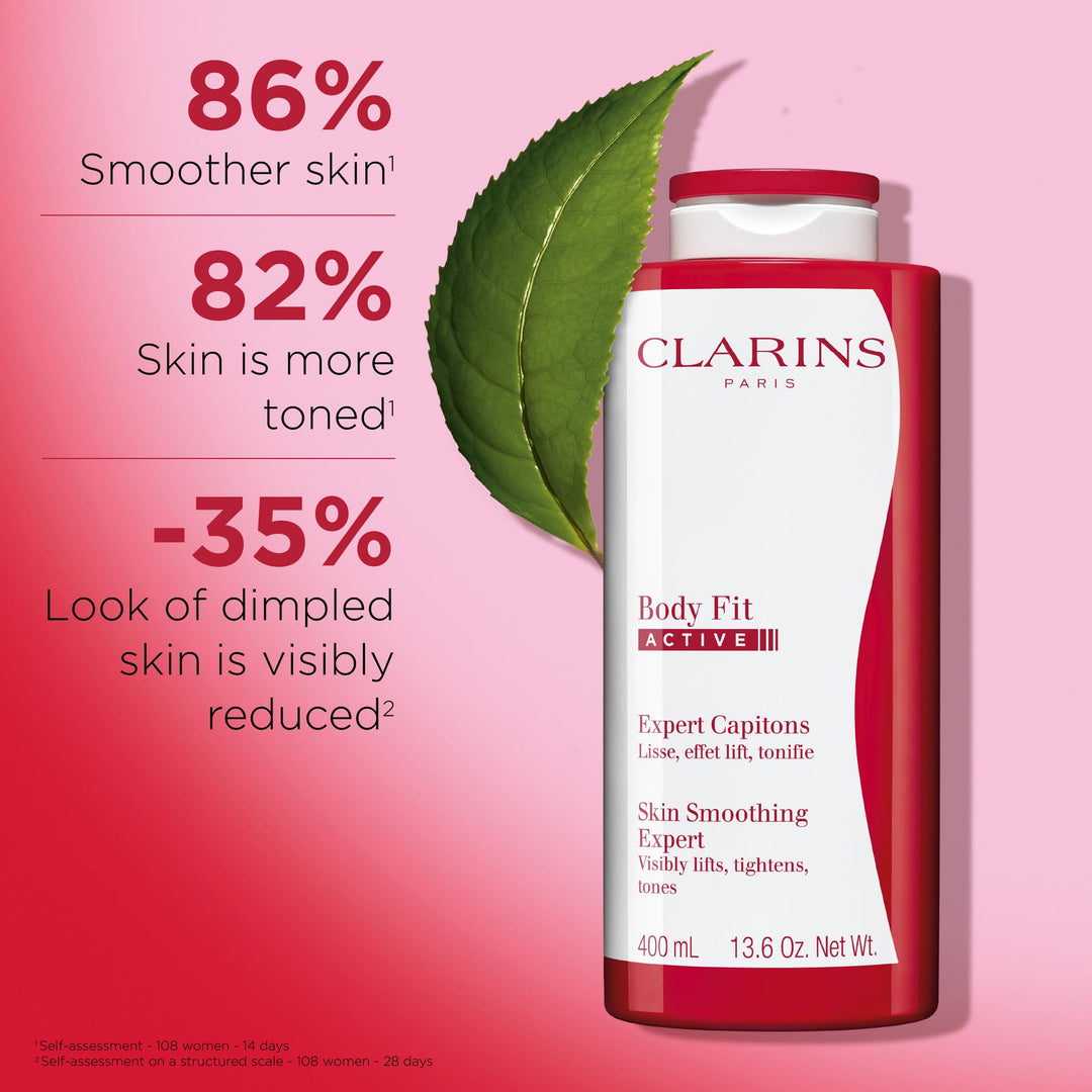 Clarins gel-cream tube with minimalist labeling, pale pearlescent finish and screw-top cap
