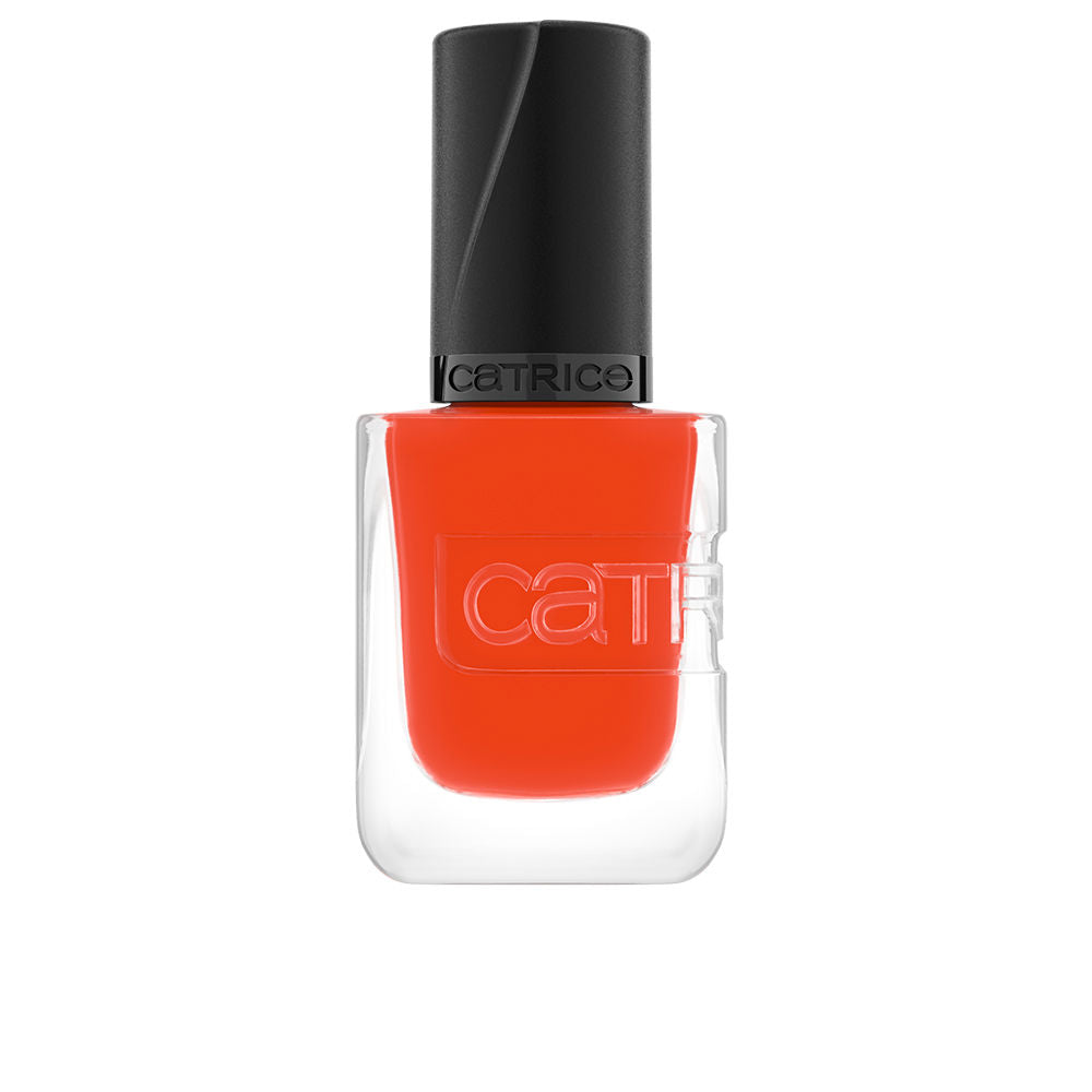 10.5 ml gel-effect high-shine nail polish in Poppy red shade, glossy finish