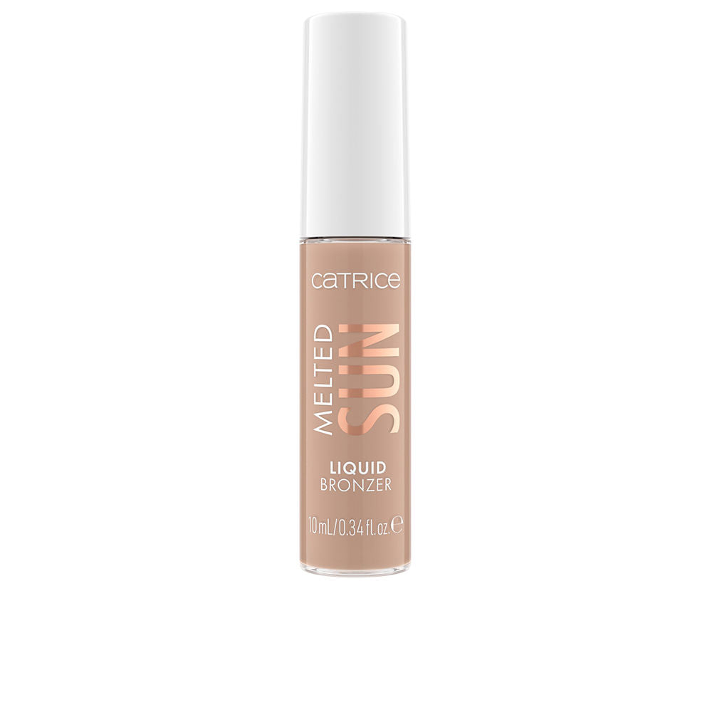 10 ml tube of Melted Sun liquid bronzer in deep chocolate, matte finish