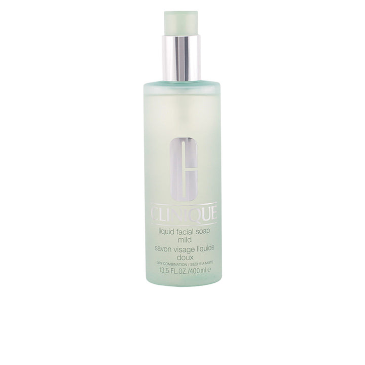 Clear gel facial cleanser in pump bottle, 400 ml, fragrance-free, unisex