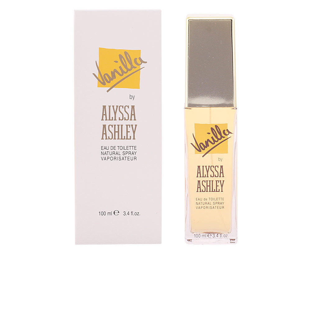 Minimalist glass bottle of Vanilla eau de toilette, 100 ml, Unisex spray