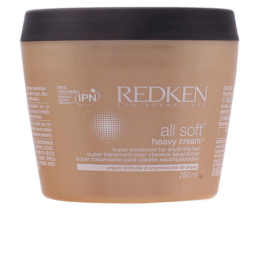 250 ml jar of argan nourishing hair mask for Unisex dry, damaged hair