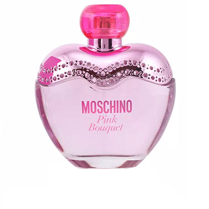 Pink heart-shaped glass bottle of floral-fruity eau de toilette, 100 ml