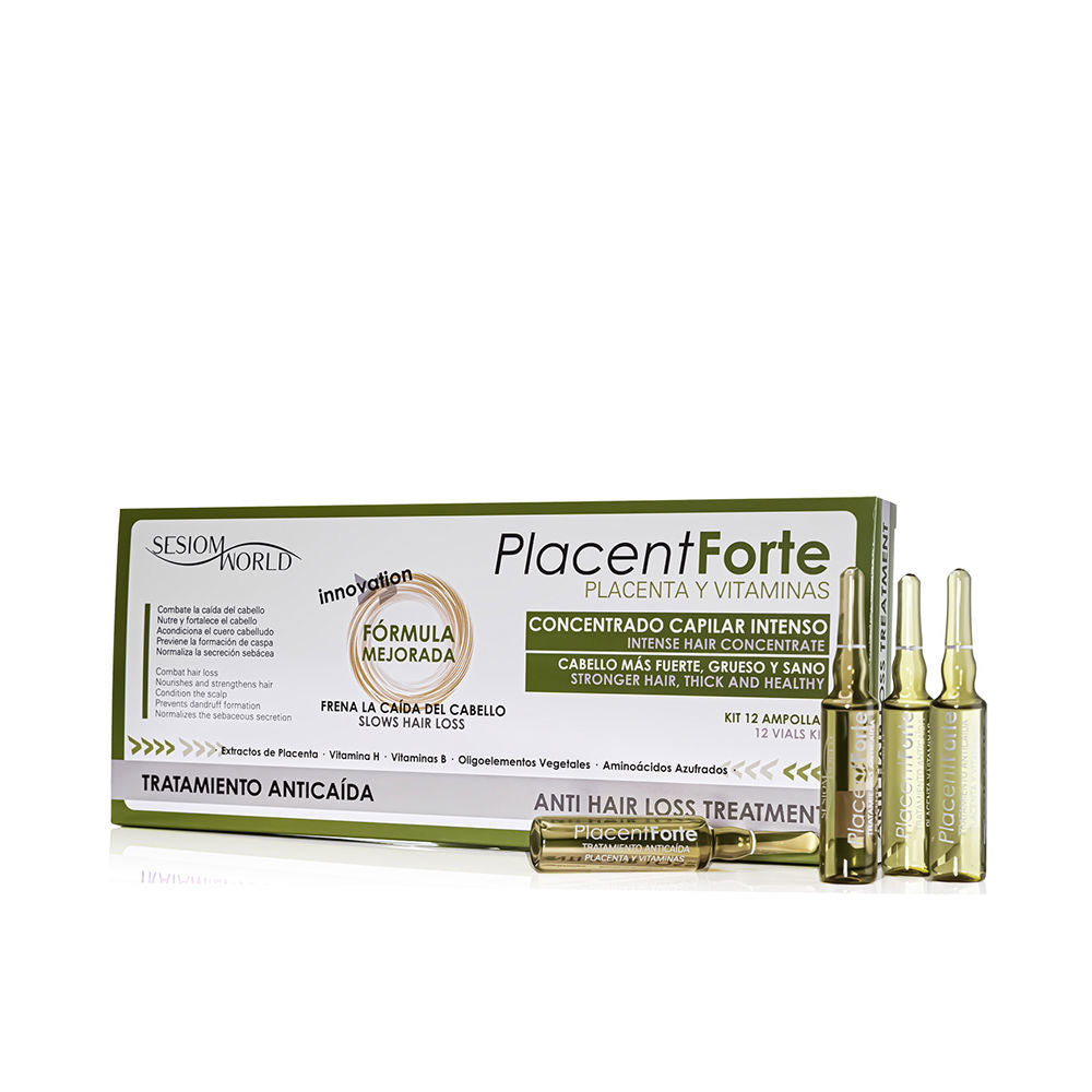 Pack of 12 single-dose vials hair treatment concentrate for Unisex use
