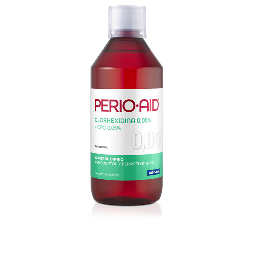 Bottle of Perio·aid Maintenance Mouthwash for periodontal and peri-implant care