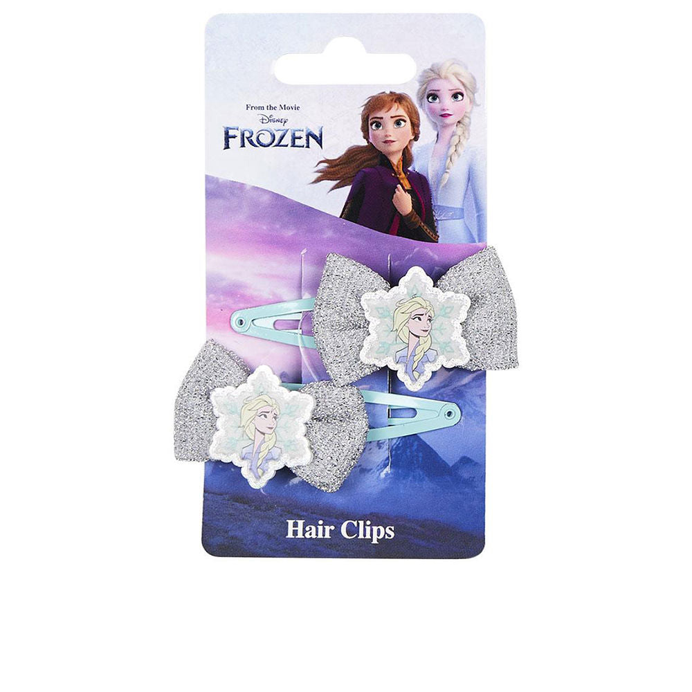 Two polyester hair clips with bow and Minnie pin, 7.4×12.5×2 cm, set of two