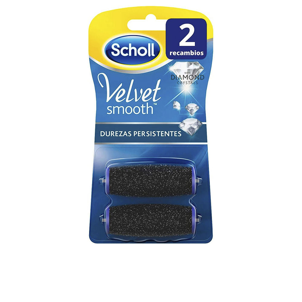 Close-up of a diamond crystal replacement file for Scholl Velvet Smooth electric foot file