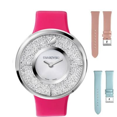Timeless Elegance Crystal-Embellished Watch