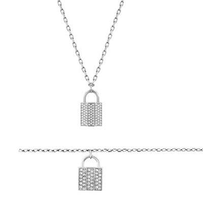 Radiant Harmony Pendant Necklace & Bracelet Set