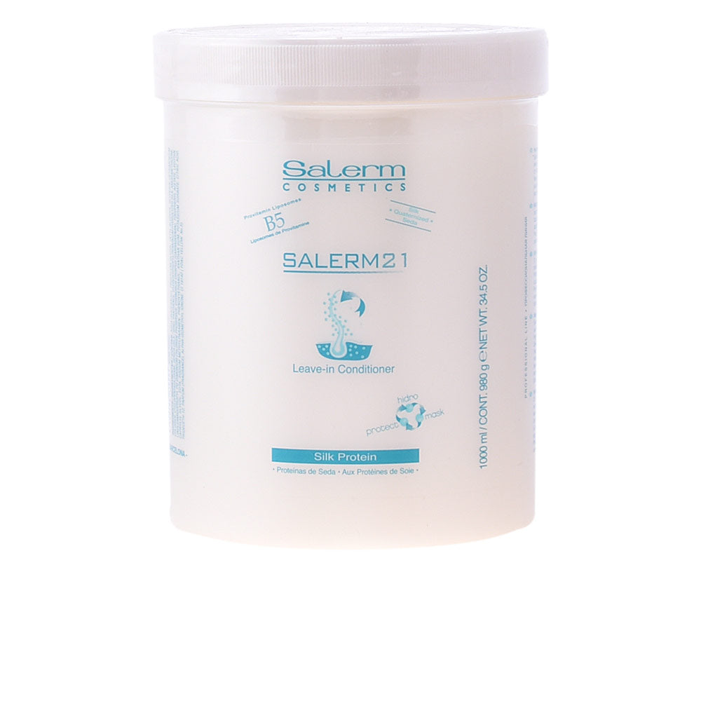 1 litre bottle of leave‑in silk protein conditioner for Unisex hair care