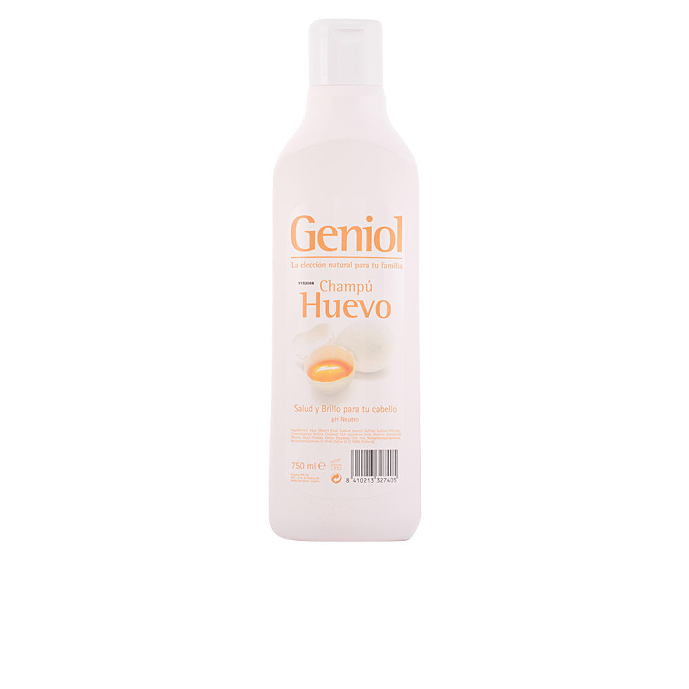 750 ml bottle of egg yolk nourishing shampoo, unisex, protein-enriched formula