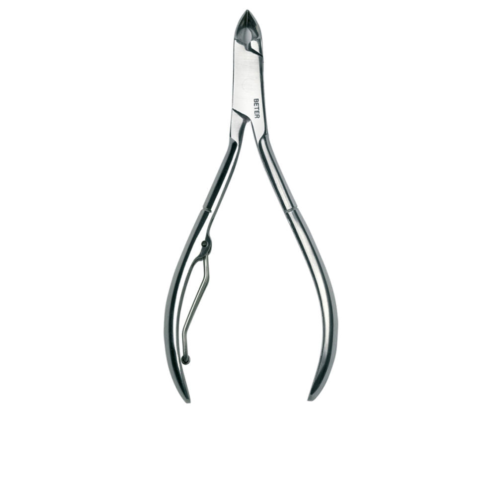 10 cm stainless-steel cuticle nipper with fine blades, ergonomic handles