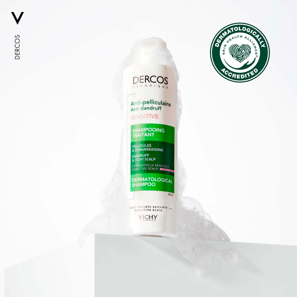 200 ml sulfate-free anti-dandruff shampoo bottle for Unisex, salicylic acid formula