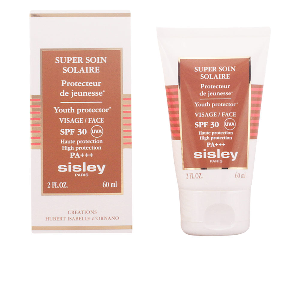 Sisley Super Soin Solaire facial sunscreen tube, SPF 30, lightweight cream