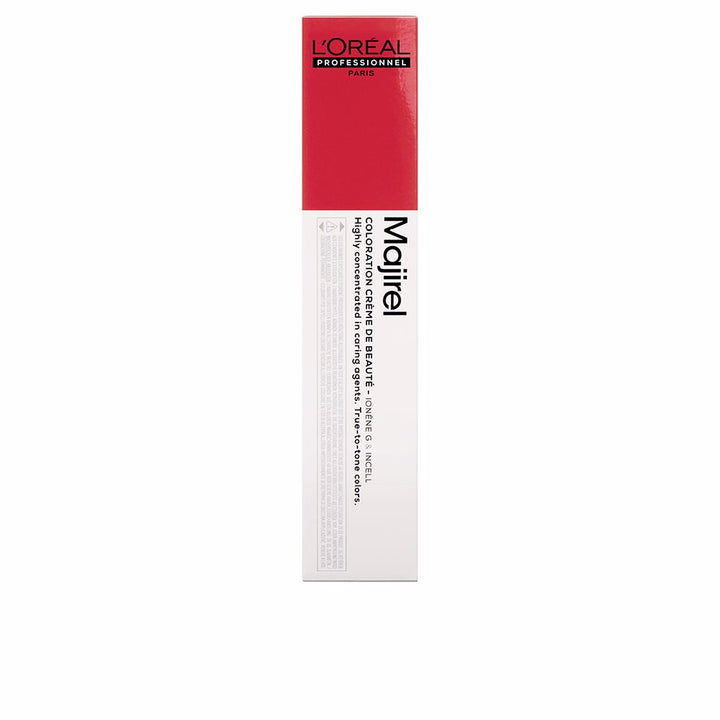 50 ml tube of professional permanent cream hair colour, warm chestnut shade