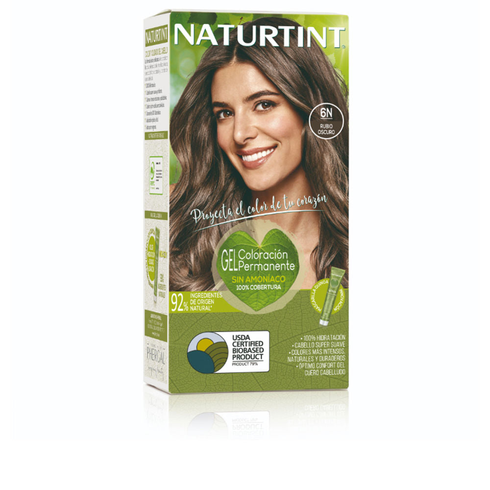 Tube and quinoa mask for 6N dark blonde ammonia-free hair colour, 170 ml