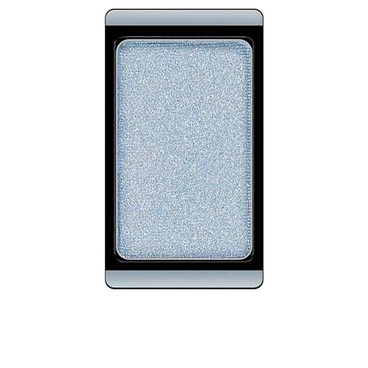 Single pearly baby-blue pressed eyeshadow refill, 0.8 g, compact pan