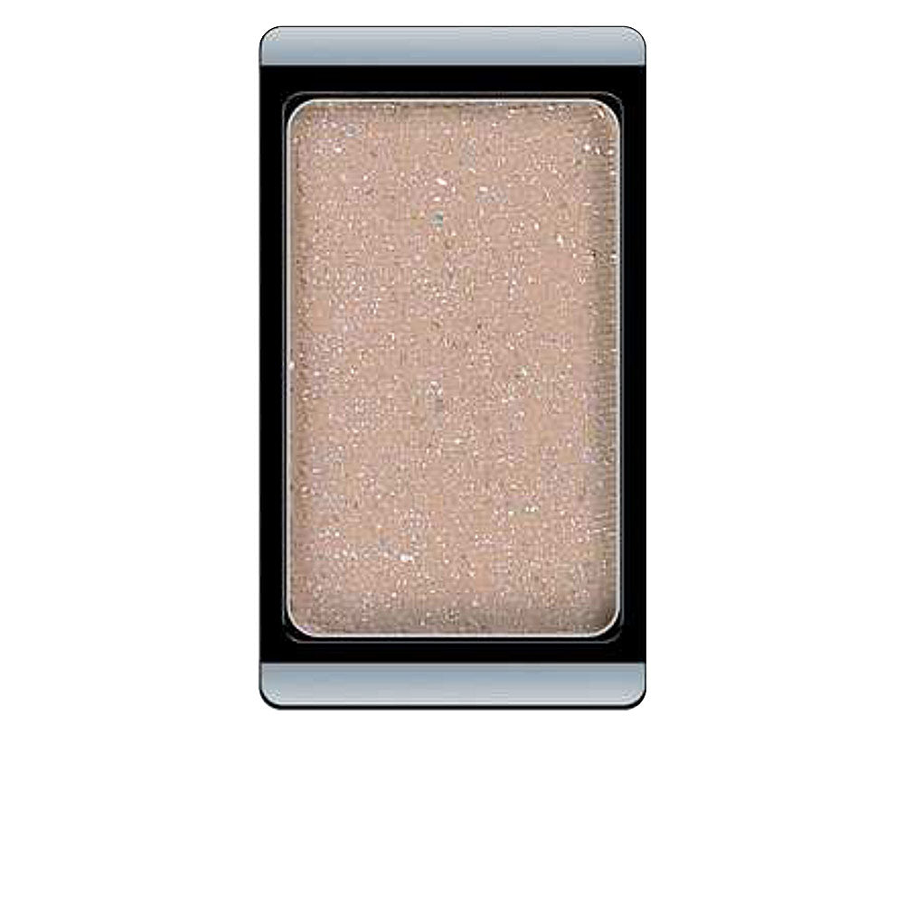 Single pan Glam Beige Rose pressed eyeshadow, soft shimmering beige-rose