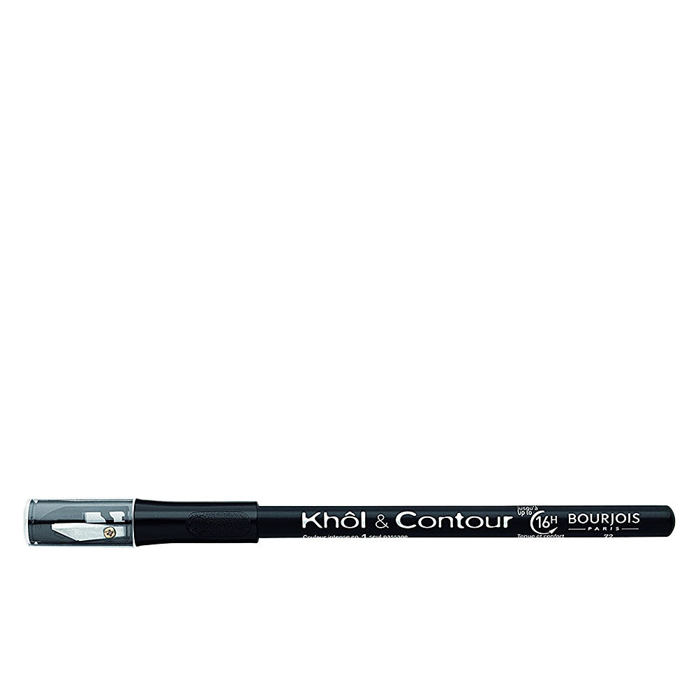 Slim black kohl eye pencil, 1.2 g, smudge-resistant Unisex liner