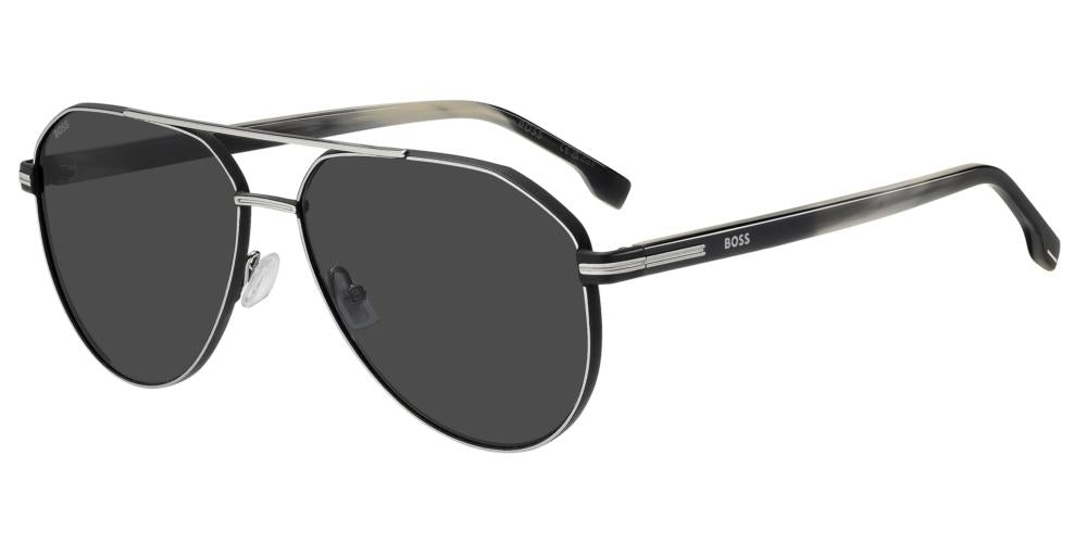 Timeless Aviator in Sleek Black and Silver