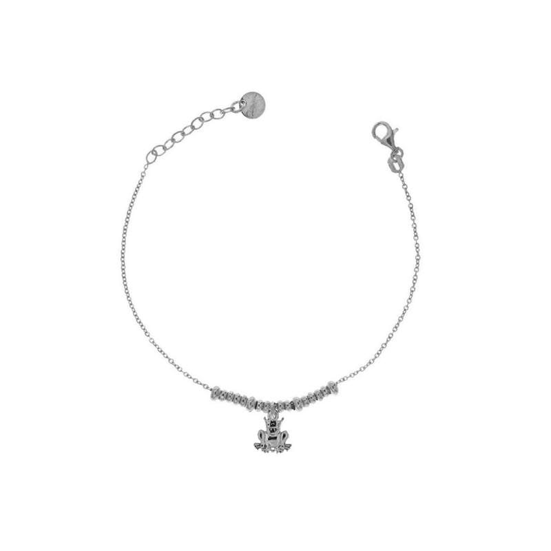 Silver-Tone Minimalist Charm Bracelet with Timeless Grace