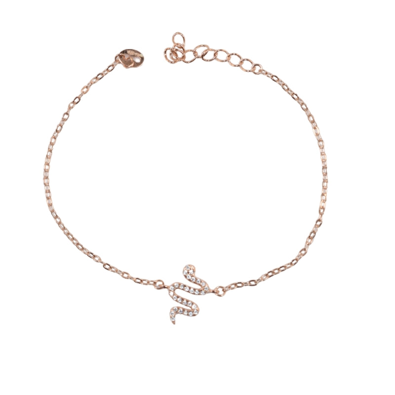 Radiant Rose Gold Crystal Elegance Bracelet