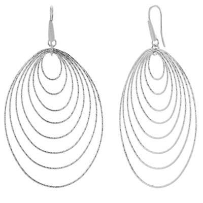 Sleek Silver Dangle Elegance