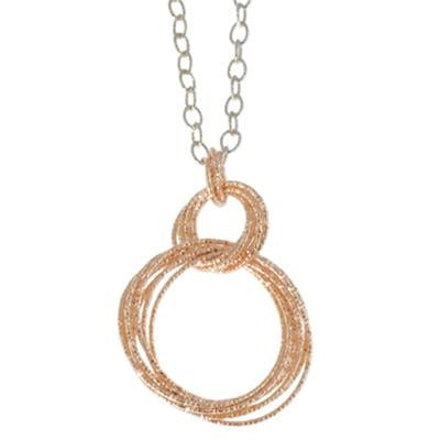 Sleek Rose Gold Pendant Elegance