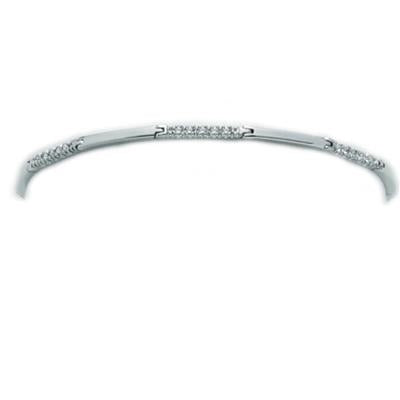 Timeless Sparkle Tennis Bracelet in White Gold