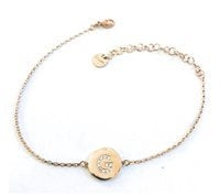Sleek Rose Gold Minimalist Bracelet