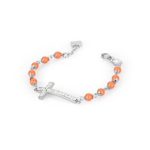 Radiant Orange Elegance Bracelet