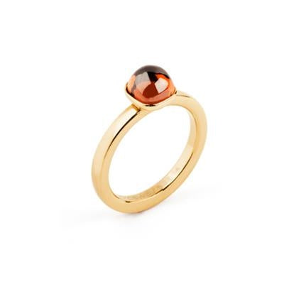 Radiant Deep Orange-Brown Gemstone Elegance