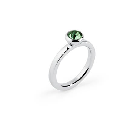 Emerald Elegance Solitaire Ring