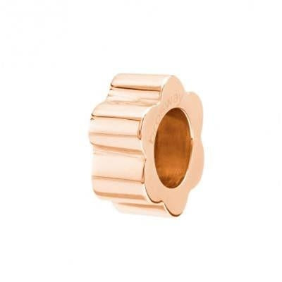 Radiant Rose Gold Charm Bead with Timeless Elegance